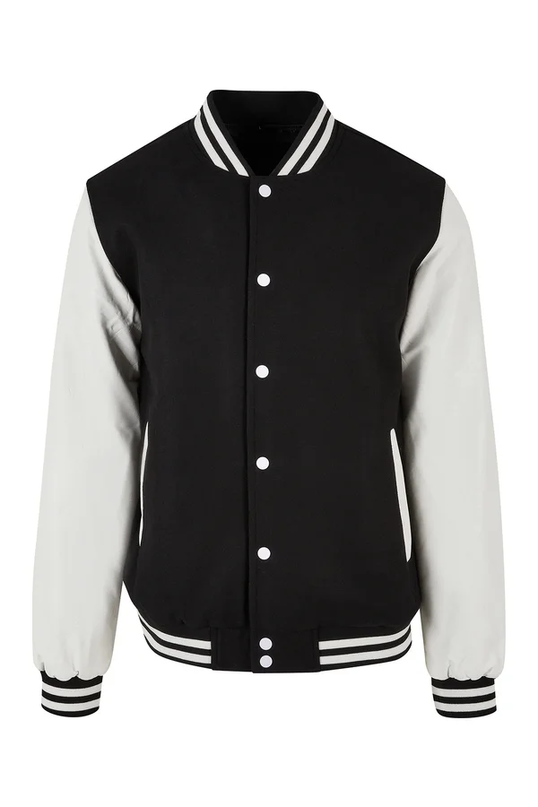 Oldschool College Jacket Black / White