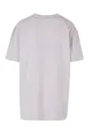 Ladies Oversized Acid Wash Tee Soft Lilac