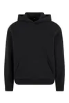 Kapuzensweatshirt mit weicher Haptik Black