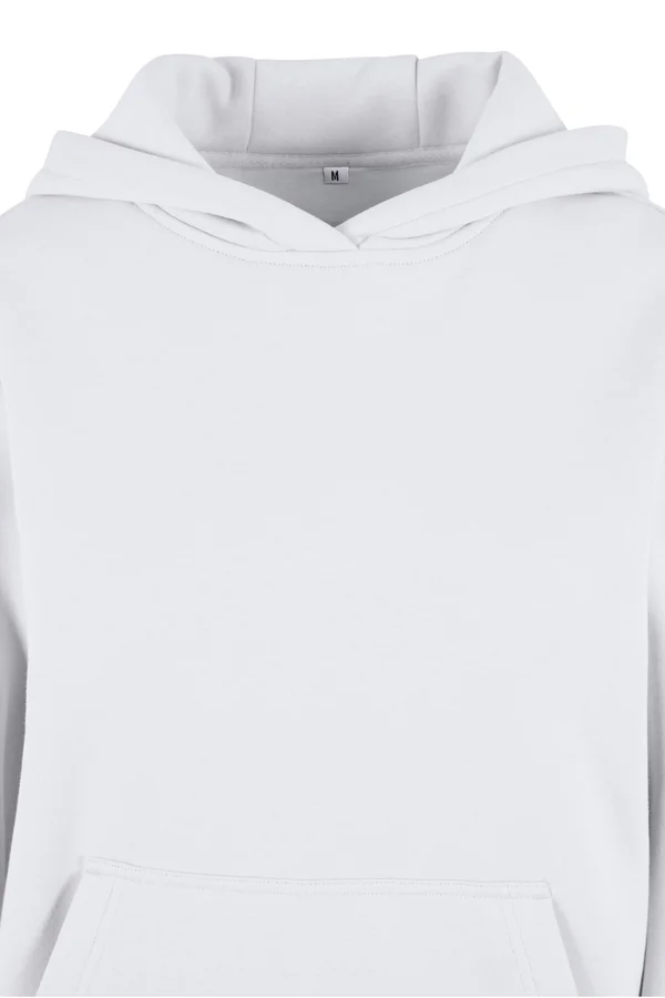 Ladies Fluffy Hoody White