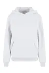 Ladies Fluffy Hoody White