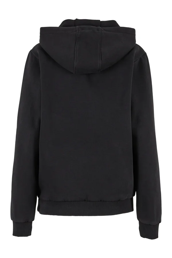 Ladies Vintage Heavy Hoody Black