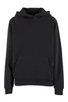 Ladies Vintage Heavy Hoody Black