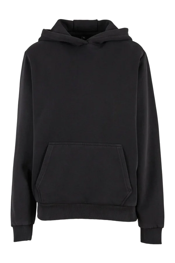 Ladies Vintage Heavy Hoody Black