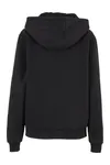 Ladies Vintage Heavy Zip Hoody Black