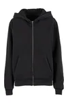 Ladies Vintage Heavy Zip Hoody Black