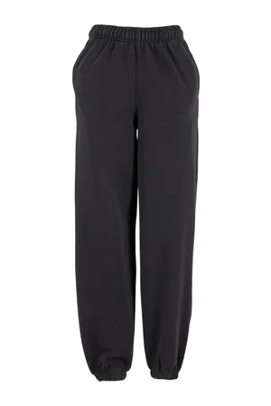 Ladies Vintage Heavy Sweatpants Black
