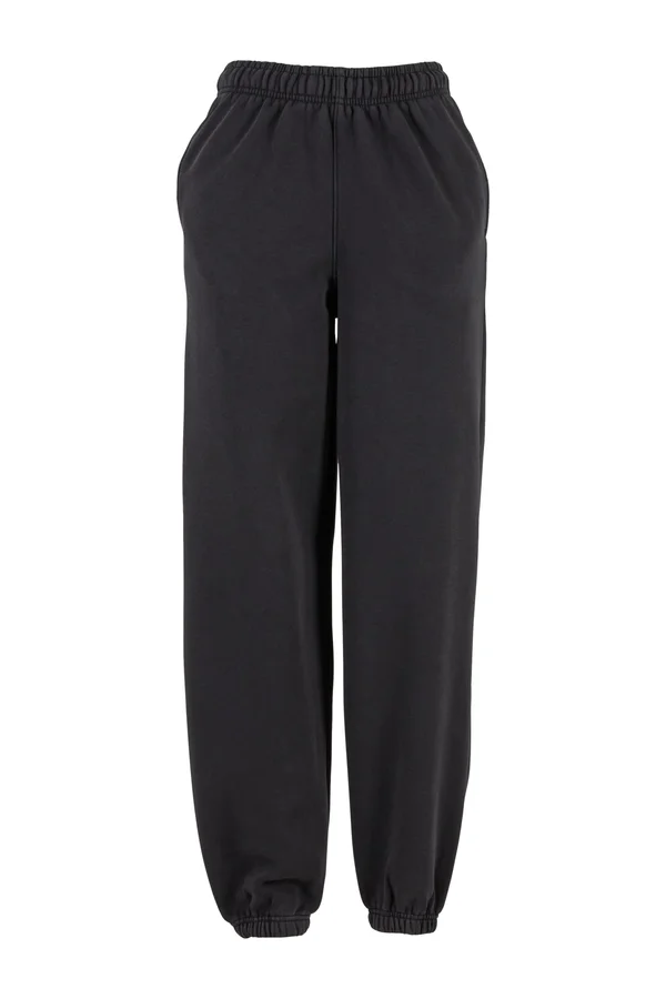 Ladies Vintage Heavy Sweatpants Black