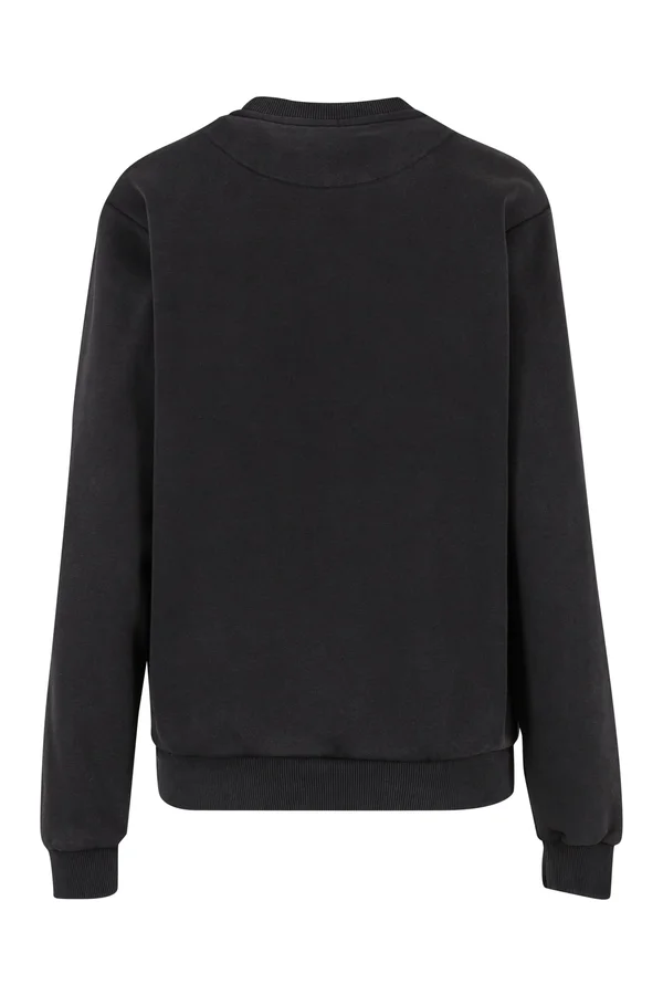 Ladies Vintage Heavy Crewneck Black