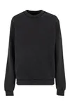Ladies Vintage Heavy Crewneck Black