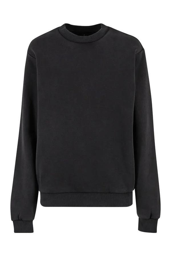 Ladies Vintage Heavy Crewneck Black