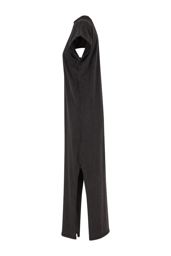 Ladies Vintage Long Dress Black
