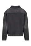 Heavy Ounce Boxy Denim Jacket Black Washed