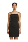 Ladies Stretch Jersey Slim Dress Black