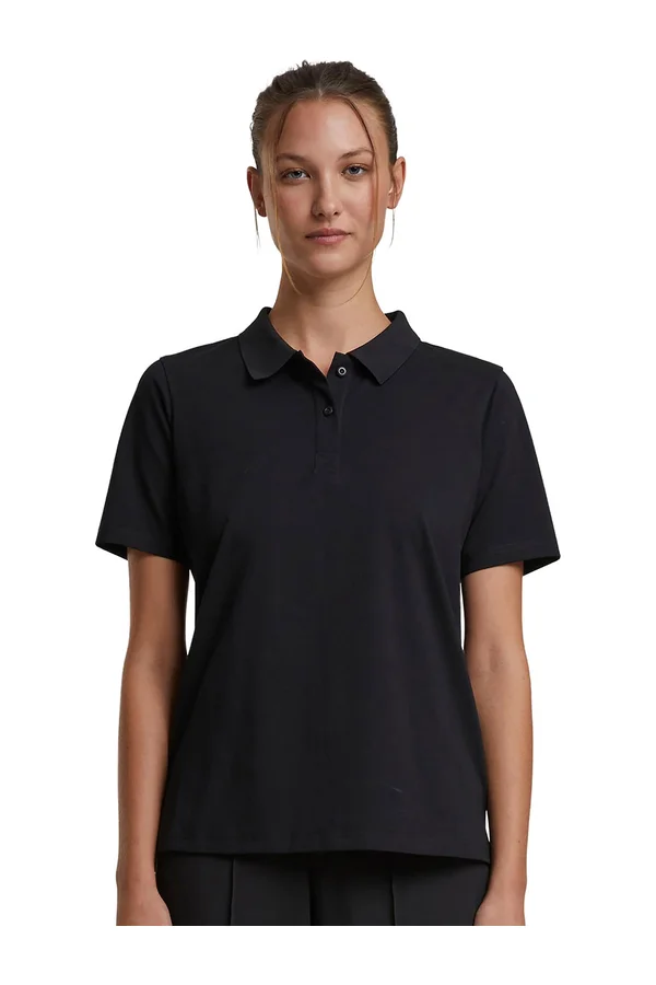Sorona® Ladies Polo Tee Black