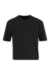 Sorona® Ladies Regular Boxy Tee Black