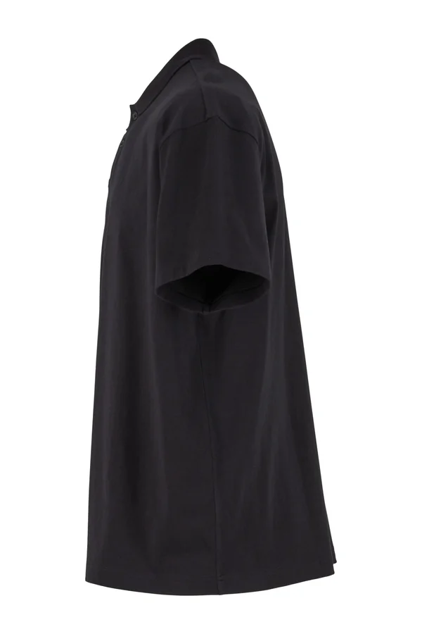 Oversized Polo Shirt Black