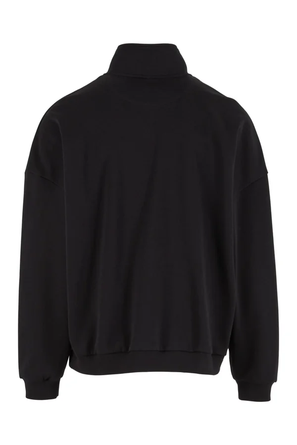 Oversized Zip Jacket Black