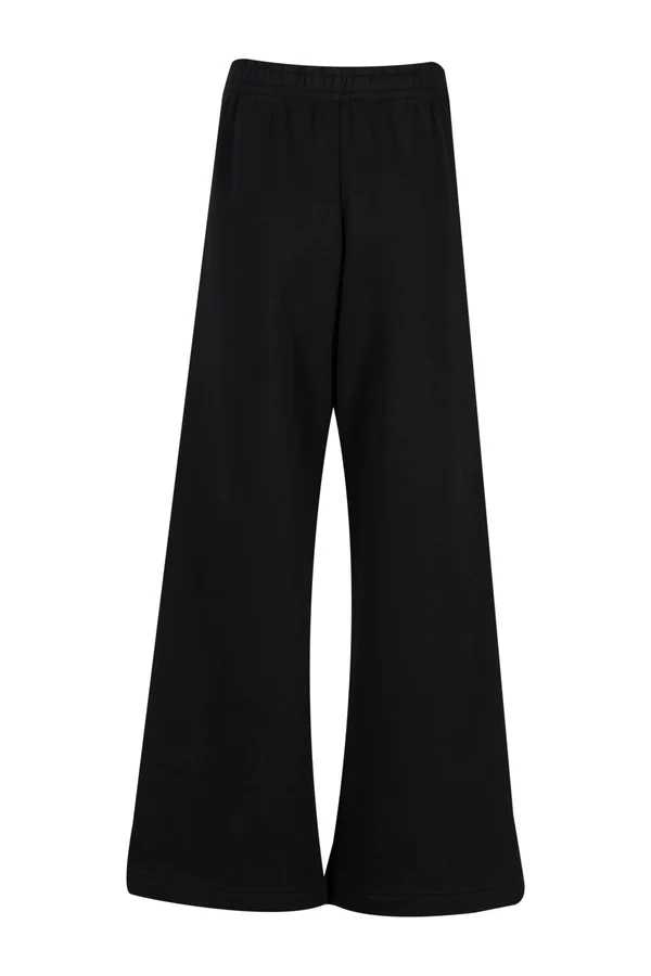 Ladies Wideleg Sweatpants Black