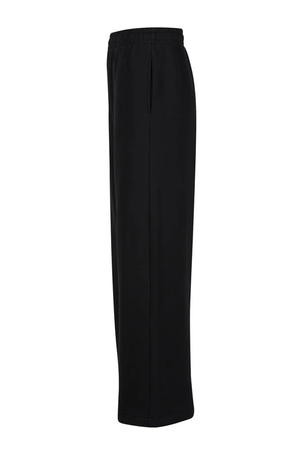 Ladies Wideleg Sweatpants Black