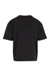 Cropped Oversized Tee Black