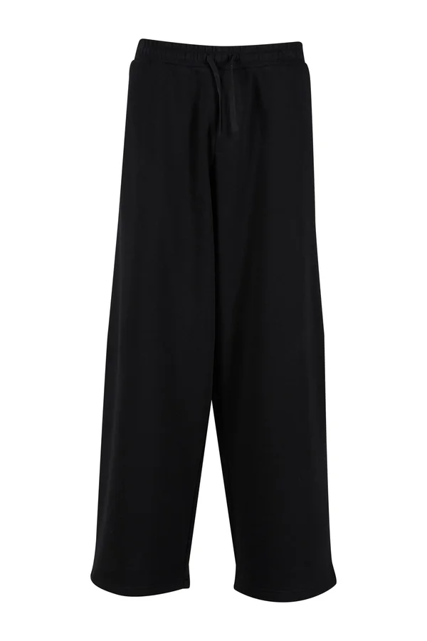 Wideleg Sweatpants Black