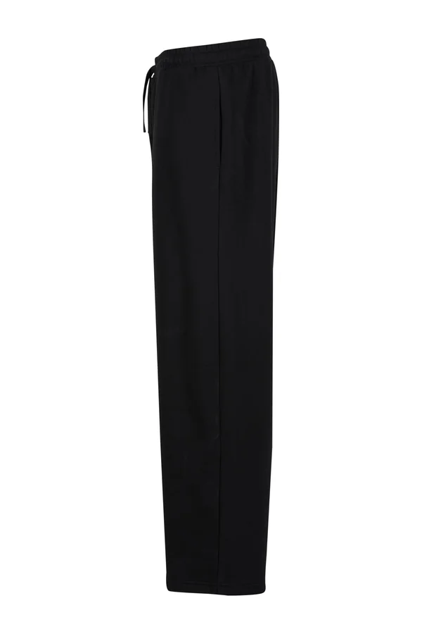 Wideleg Sweatpants Black