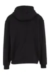 Loose Fit Zip Hoody Black