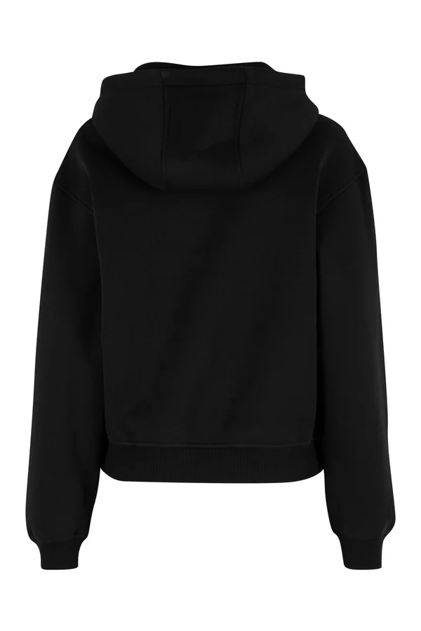 Ladies Loose Fit Hoody Black