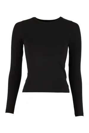 Ladies Ultra Slim Longsleeve Black