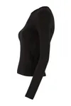 Ladies Ultra Slim Longsleeve Black