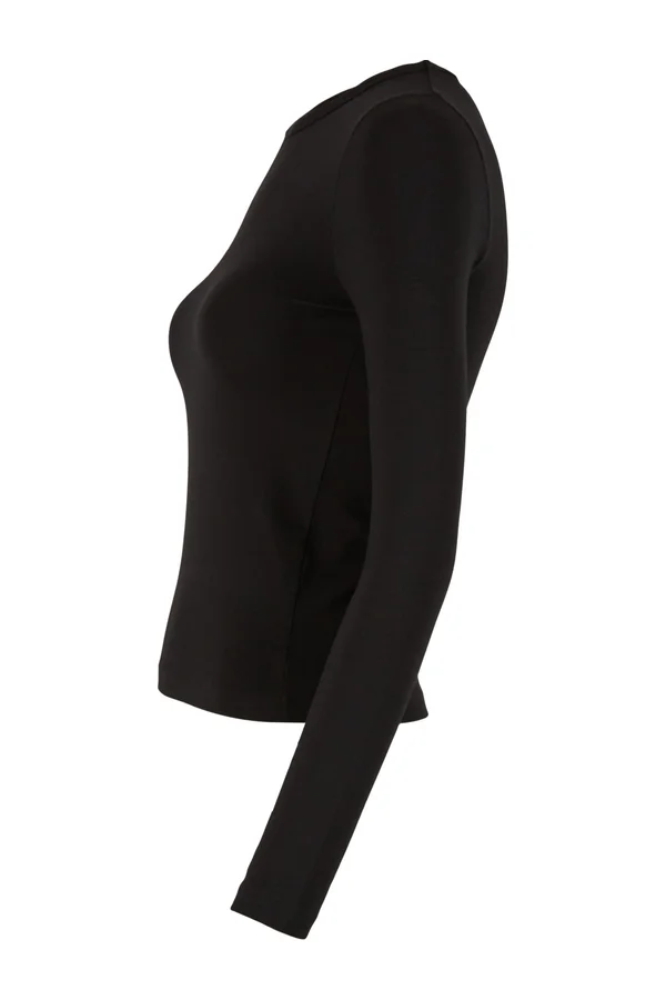 Ladies Ultra Slim Longsleeve Black