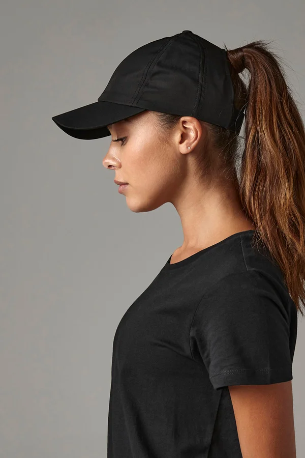 Performance Ponytail Cap Black