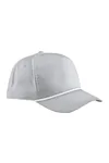 Rope Detail Golf Cap Light Grey / White