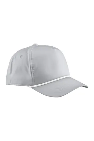 Rope Detail Golf Cap Light Grey / White