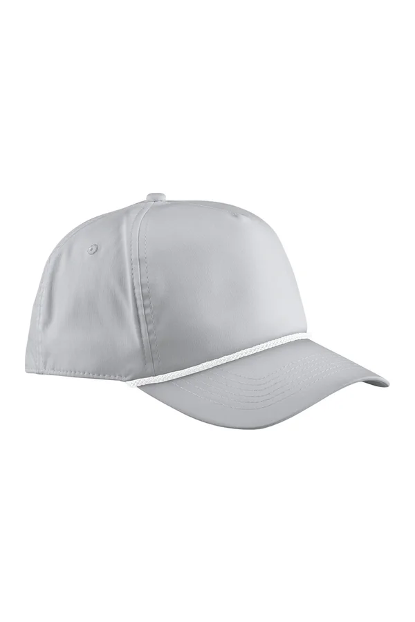 Rope Detail Golf Cap Light Grey / White