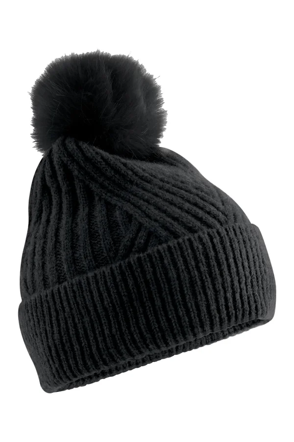 Snow Luxe Beanie Black