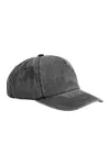 Relaxed 5 Panel Vintage Cap Vintage Black
