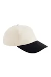 Contrast Peak Leisure Cap Natural / Black