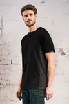Unisex Contrast-T Black / Charcoal (Solid)