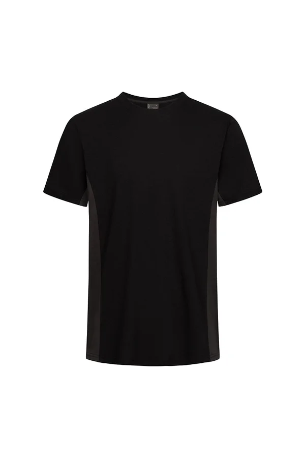 Unisex Contrast-T Black / Charcoal (Solid)