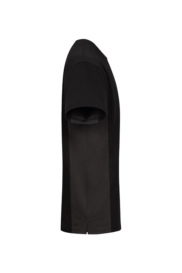 Unisex Contrast-T Black / Charcoal (Solid)