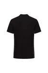 Unisex Contrast Polo Black / Charcoal (Solid)