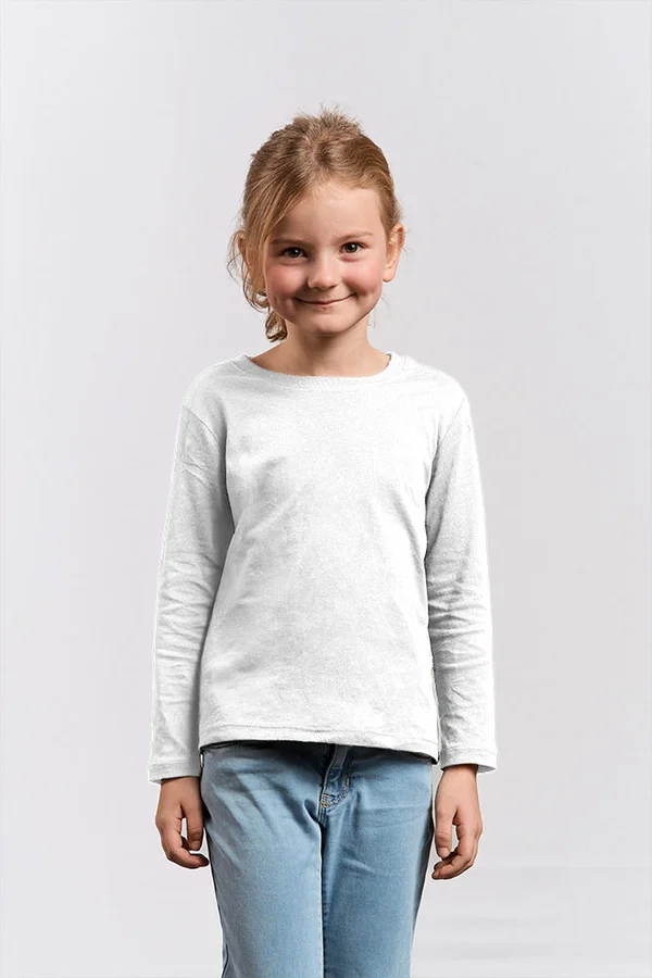 Kid´s Premium-T Longsleeve White