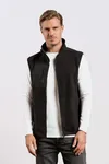 Men´s Canvas Fleece Vest Black