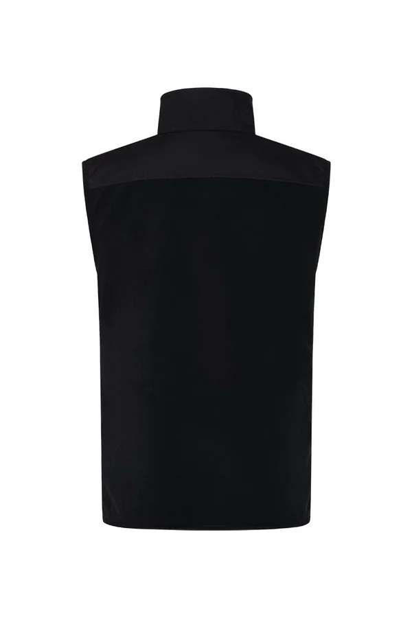Men´s Canvas Fleece Vest Black