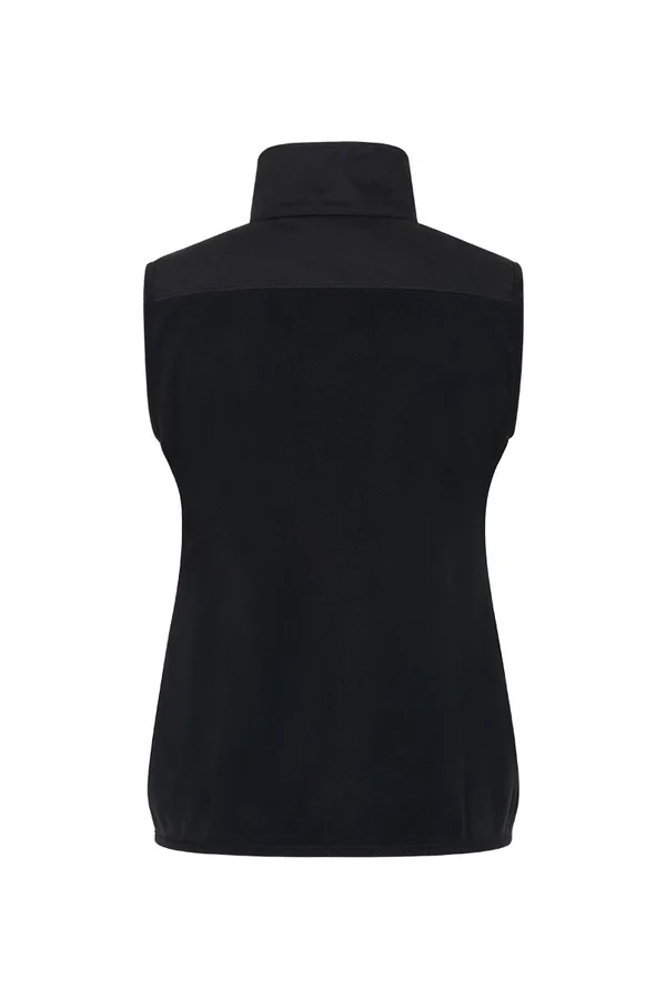 Women´s Canvas Fleece Vest Black