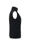 Women´s Canvas Fleece Vest Black