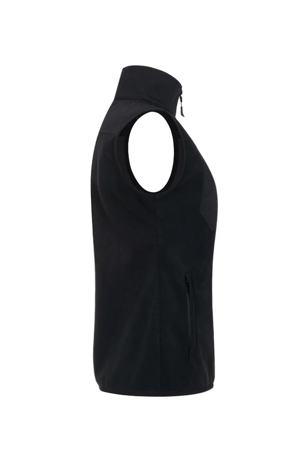 Women´s Canvas Fleece Vest Black
