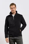 Men´s Canvas Fleece Jacket Black